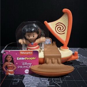 Fisher Price Little People Disney Princess Moana parade float toy NWT
